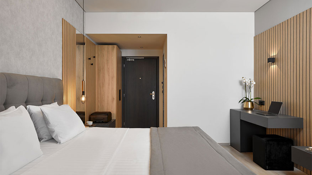 Luxurious room of the 5 star hotel Grand Hotel Palace in Thessaloniki