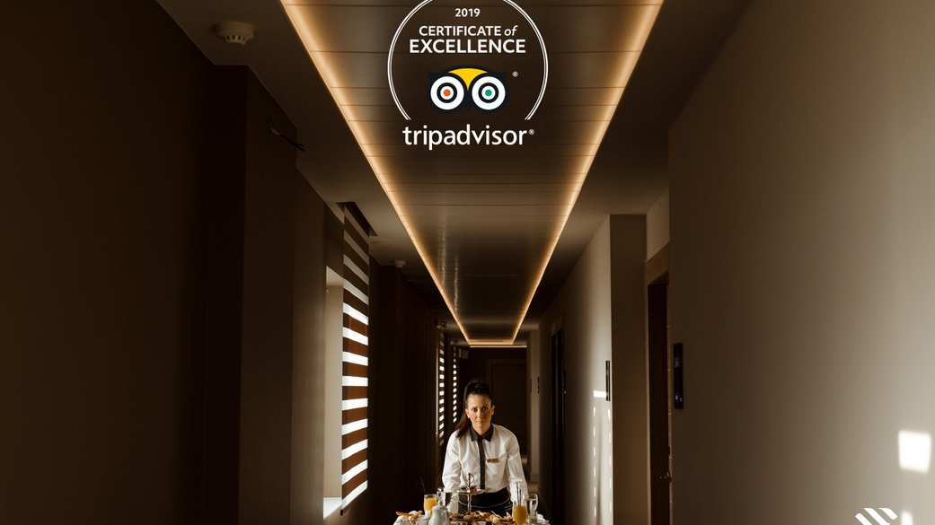 Το ξενοδοχείο Grand Hotel Palace βραβεύτηκε για άλλη μια χρονιά με το πιστοποιητικό διάκρισης του Tripadvisor 2019
