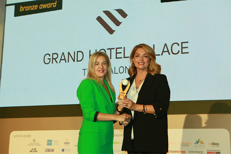 3 βραβεία φιλοξενίας απέσπασε το Grand Hotel Palace στα Greek Hospitality Awards 2022